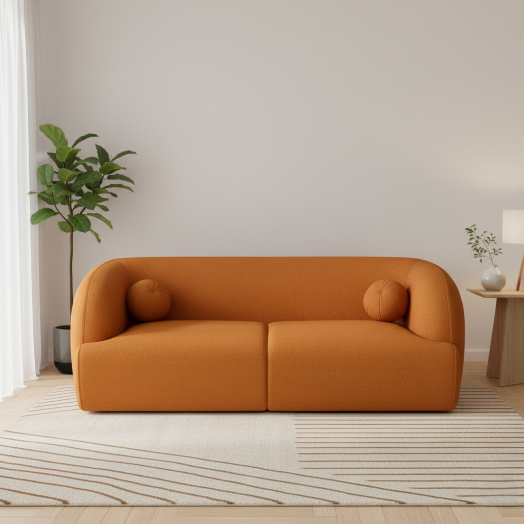 2 Seater Sofa for Home Furniture, Durable Structure and Comfortable Soft for the Living Room