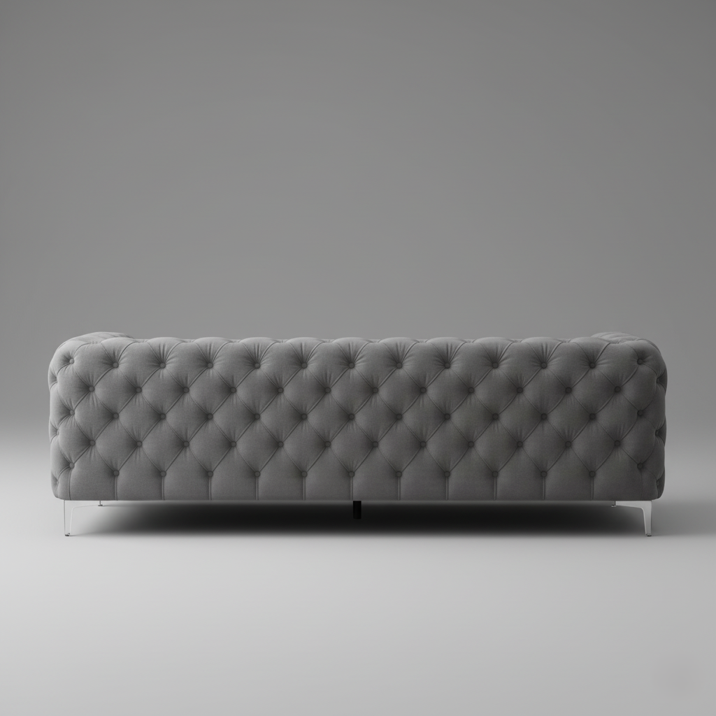 3 Seater Sofa for Home Furniture, Elegant Button Tufted Design with Comfortable Cushions