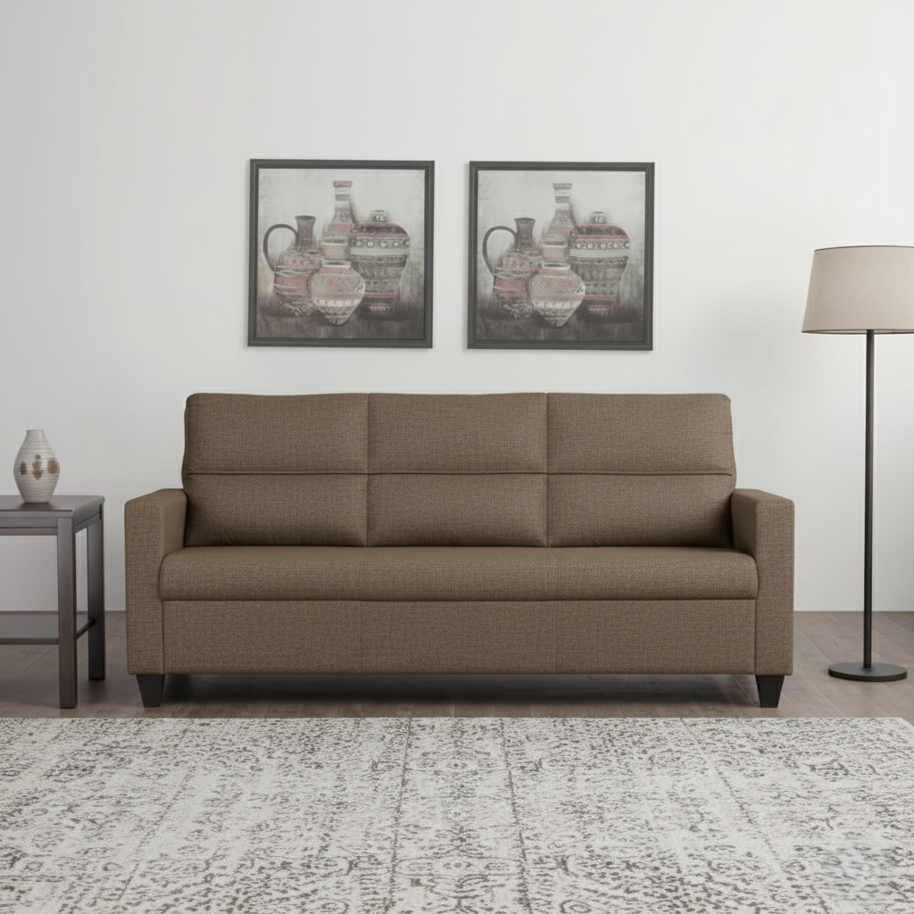 3-Seater Sofa for Home Furniture with Solid Wooden Frame and Comfortable