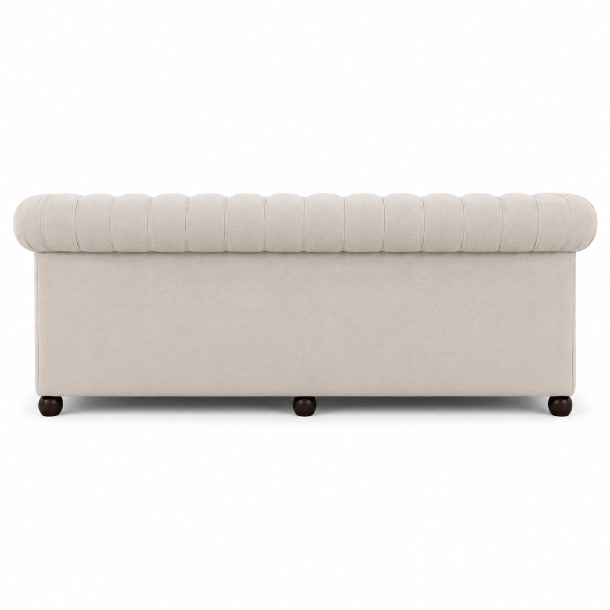 Best 3 Seater Chesterfield Sofa Fabric Cotton Line Blend Sofa with Frame Marandi wood & Soft Padded High Quality