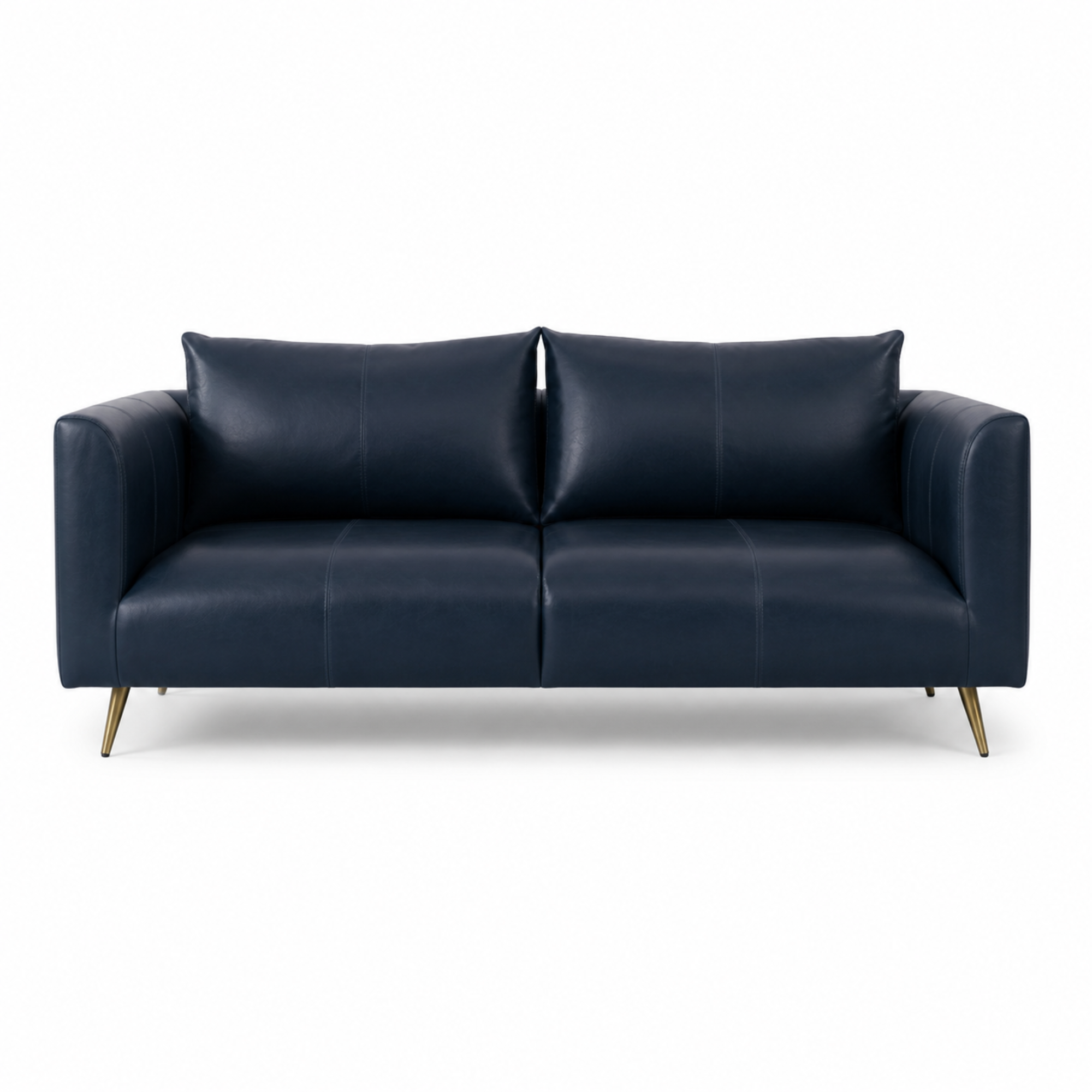 3 Seater Sofa Modern Design Made in Plyboard and Upholstery Leatherette Soft Seating &amp; Comfortable Padded Perfect for living Room