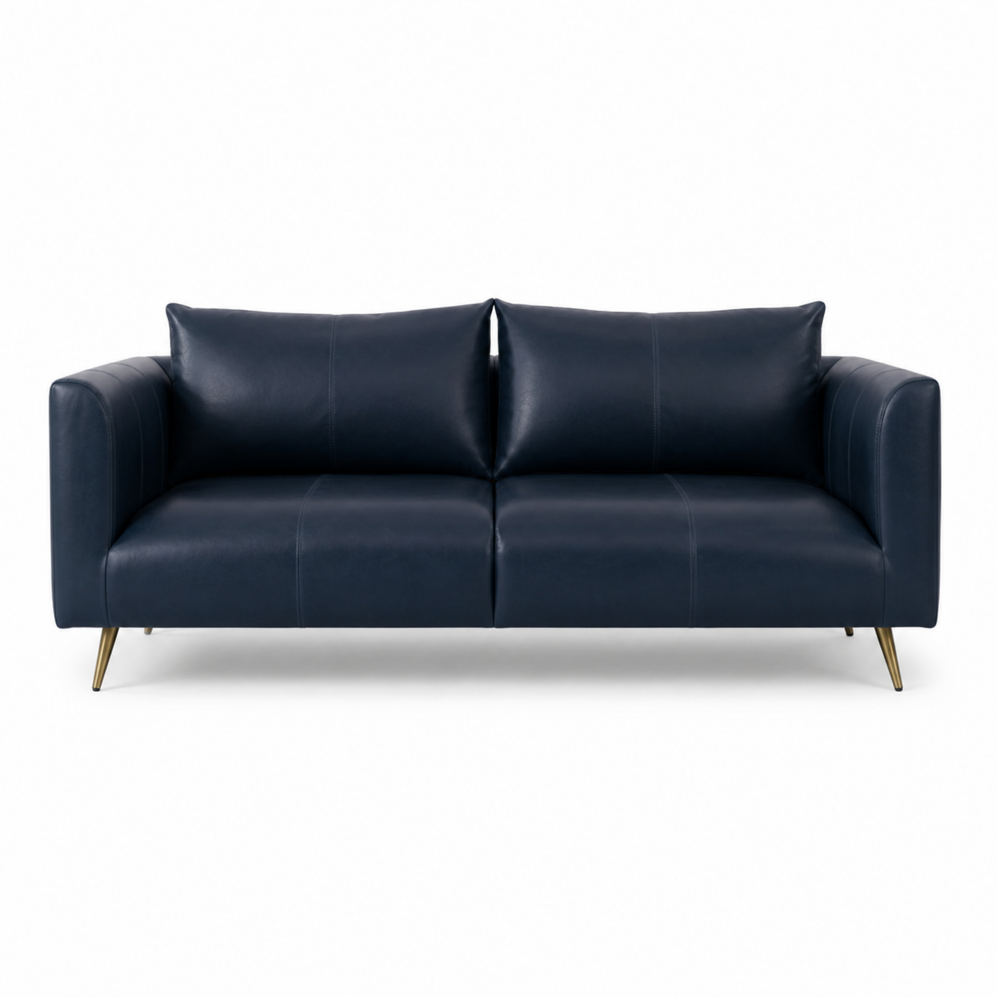 3 Seater Sofa Modern Design Made in Plyboard and Upholstery Leatherette Soft Seating &amp; Comfortable Padded Perfect for living Room
