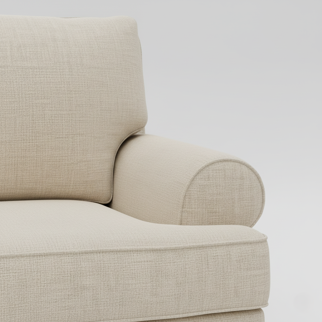 3-Seater Sofa High-performance Fabric with Marandi wood Frame and Multi-Density Foam
