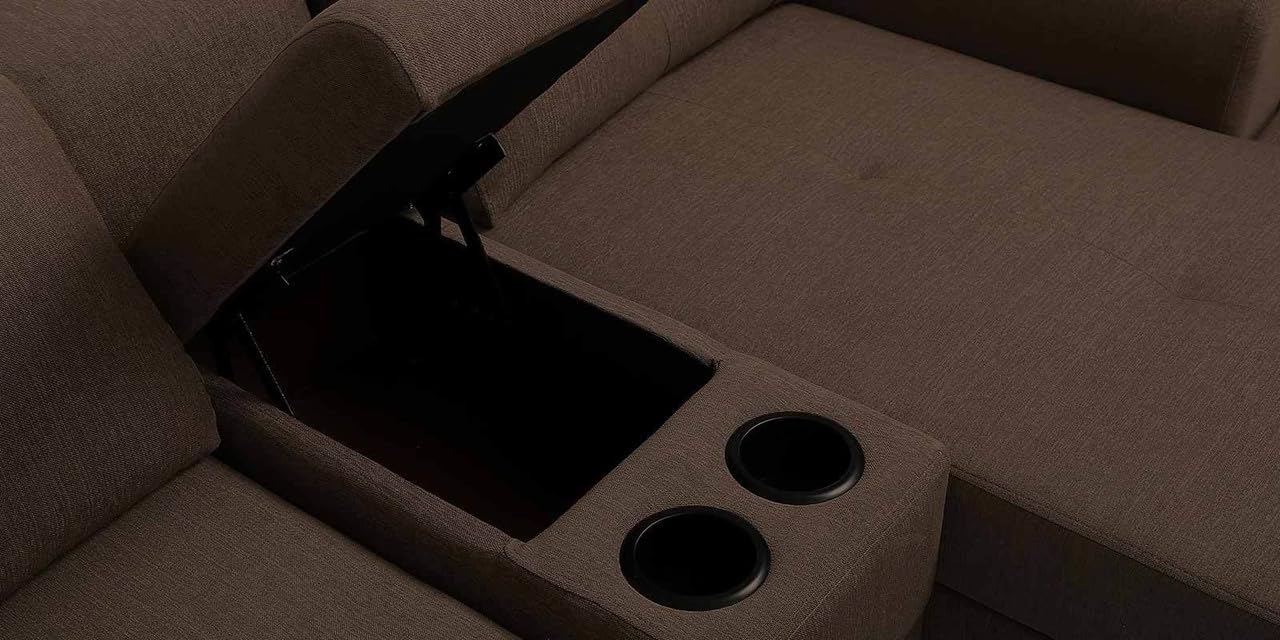 मॉड्यूलर सोफा शानदार यू आकार डिजाइन पूर्ण गद्देदार और उच्च पीठ समर्थन और नरम बैठने और लिविंग रूम के लिए आरामदायक सोफा के साथ