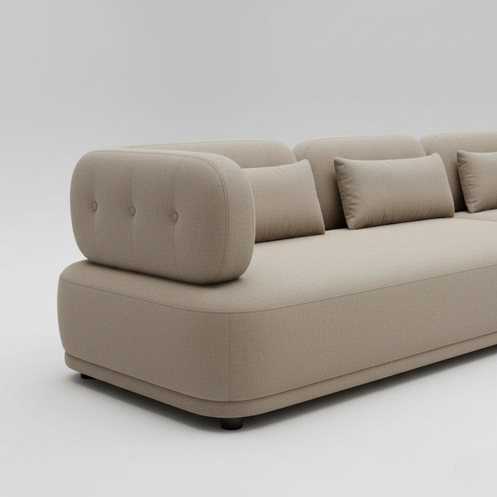 L Shape Sectional sofa Couch Modern Design and Comfort Seating & Soft Padded Perfect for living Room