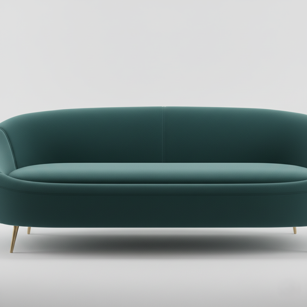 3 Seater & Sofa For Home Furniture, Upholstery Leatherette Modern And Durable Design For Living Room and Office- Green