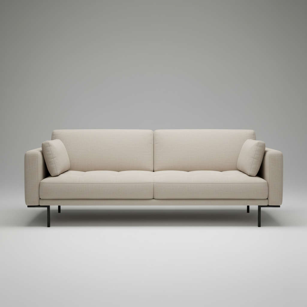 3 Seater sofa for Home Furniture Made in Marandi wood with upholstery fabric and Soft Seating Comfort Foam for Living Room