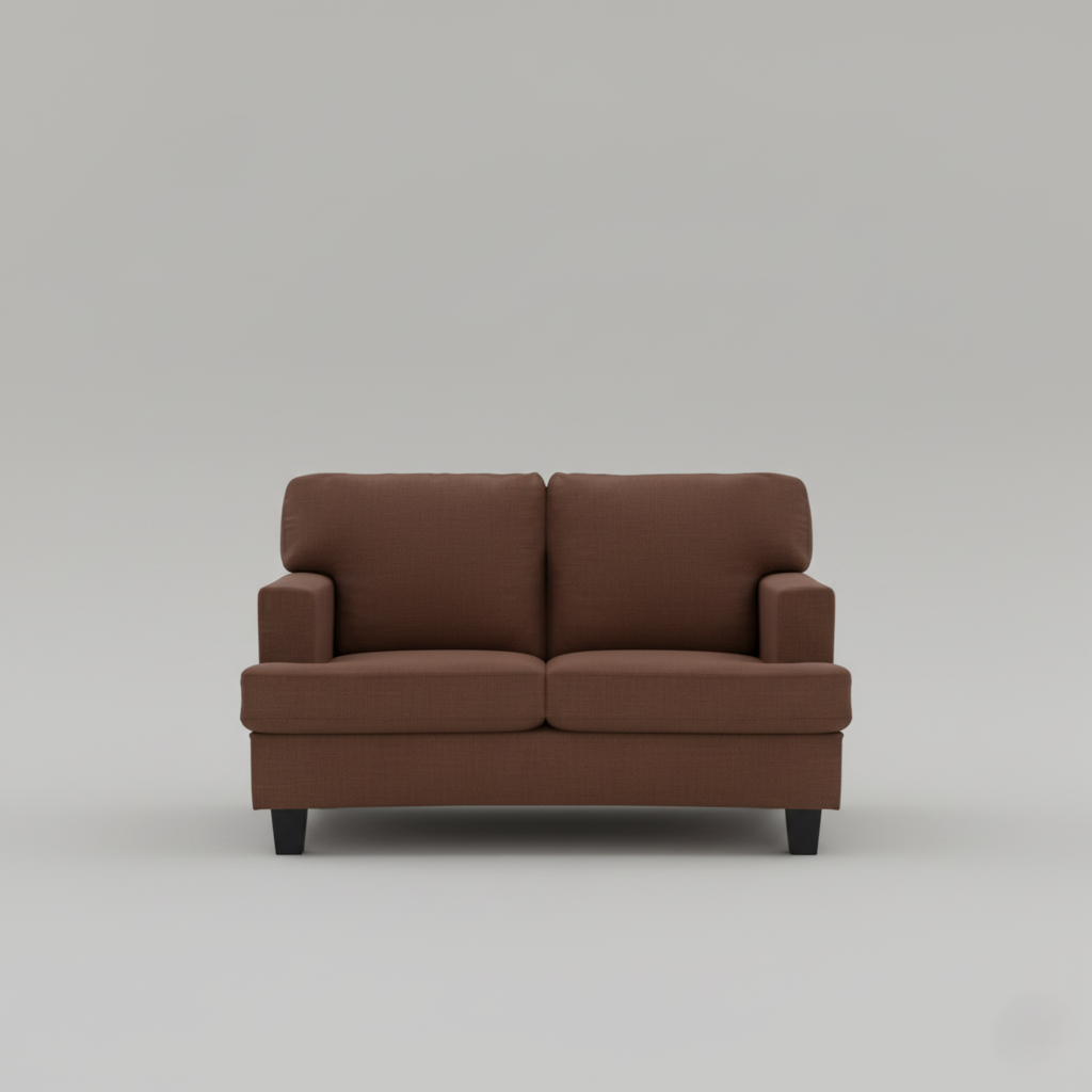 2-Seater Fabric Sofa for Home Furniture Modern Design Frame Plyboard with High Density Foam Soft & Comfort Seating for Living Room