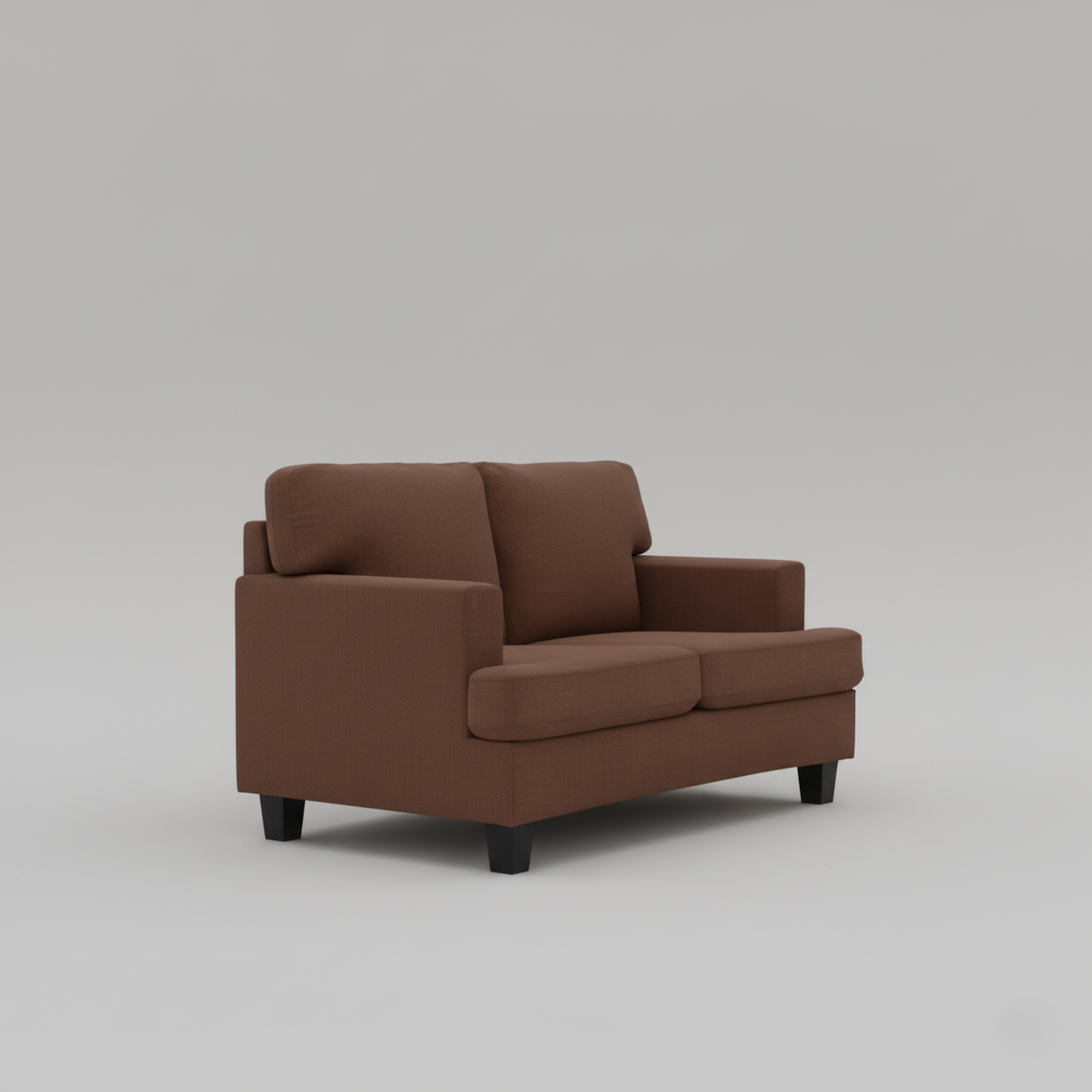 2-Seater Fabric Sofa for Home Furniture Modern Design Frame Plyboard with High Density Foam Soft & Comfort Seating for Living Room