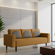 3 Seater sofa Modern Design and Upholstery fabric Durable & Comfortable Padded Perfect for living Room