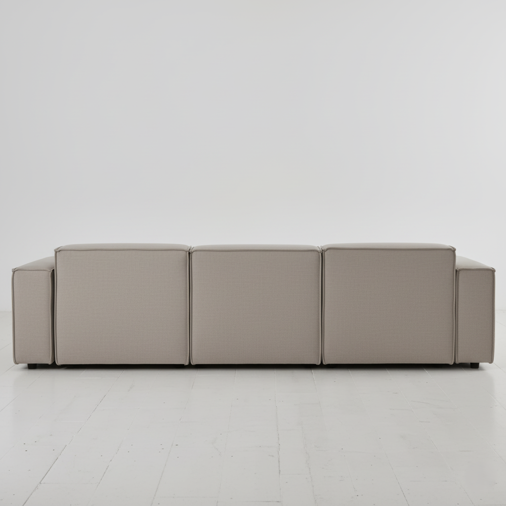 L Shape Corner Sofa For Home and furniture Upholstery Fabric Modern and Durable Design for Living Room - Grey