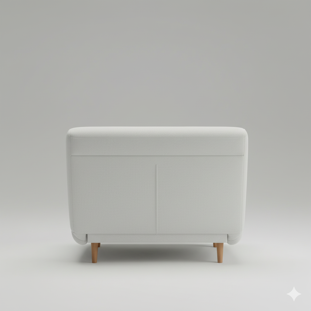 2 Seater Sofa For Home and furniture & Upholstery Fabric Modern and Durable Design for Living Room-White