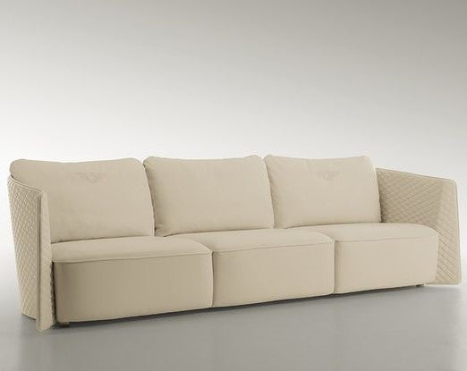 3 Seater Sofa For Home and Furniture Leatherette Upholstery Modern and Durable Design for Living Room-White
