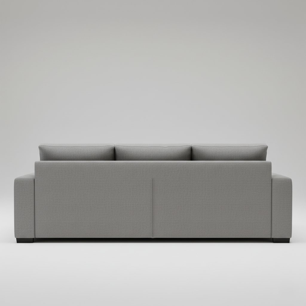 3 Seater & Sofa For Home Furniture, Upholstery Fabric Premium and Durable Design For Living Room and Office-Light Grey