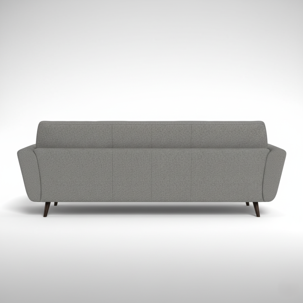 3 Seater Fabric Sofa For Home Furniture, Modern and Durable Design For Living Room and Office- Light Grey