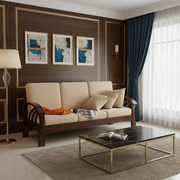 3 Seater Sofa For Home Furniture, High Quality Fabric, Durable Wood, and Modern Comfortable