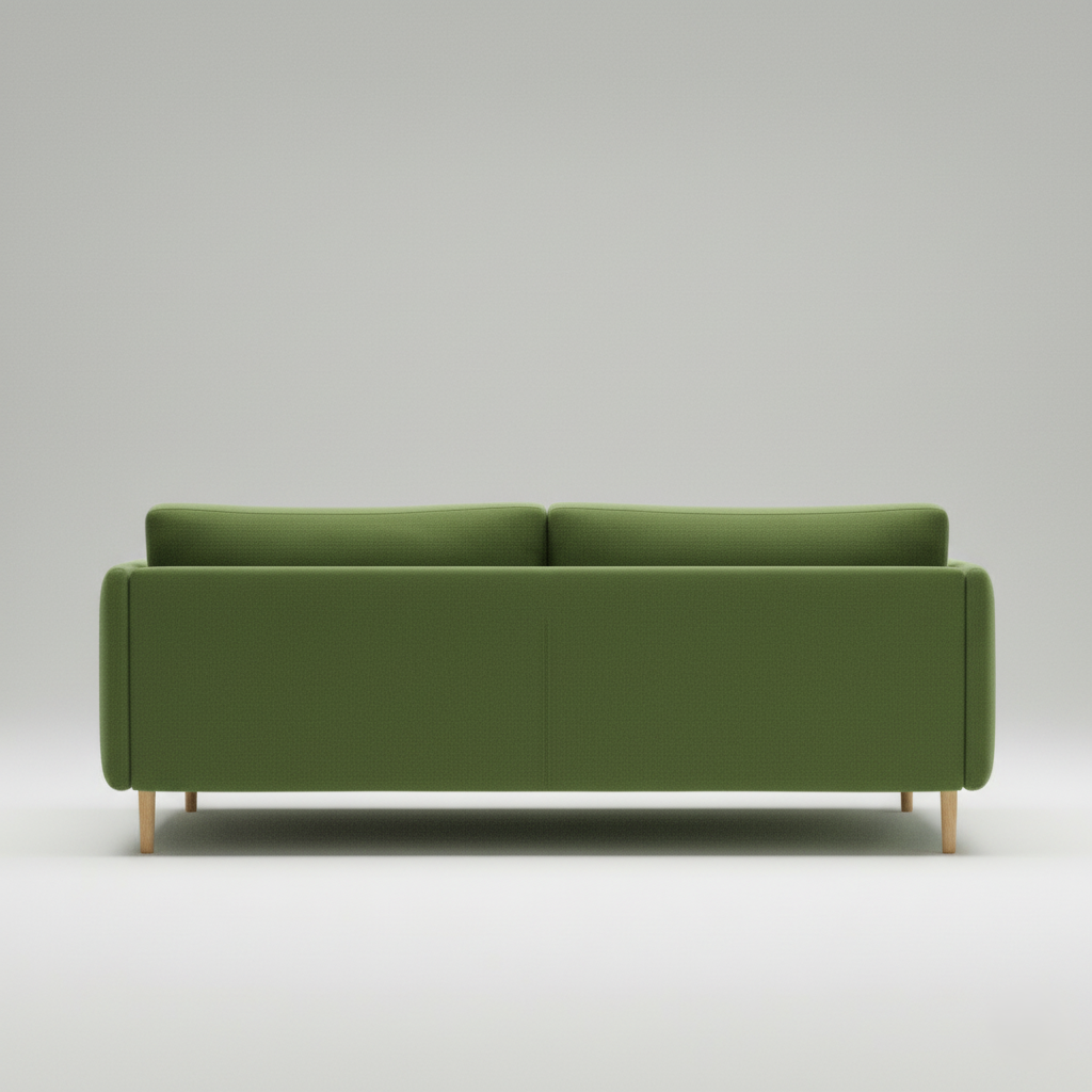 घर के लिए 3 सीटर सोफा, फर्नीचर, असबाब, कपड़े, लिविंग रूम के लिए आधुनिक और टिकाऊ डिज़ाइन - हरा