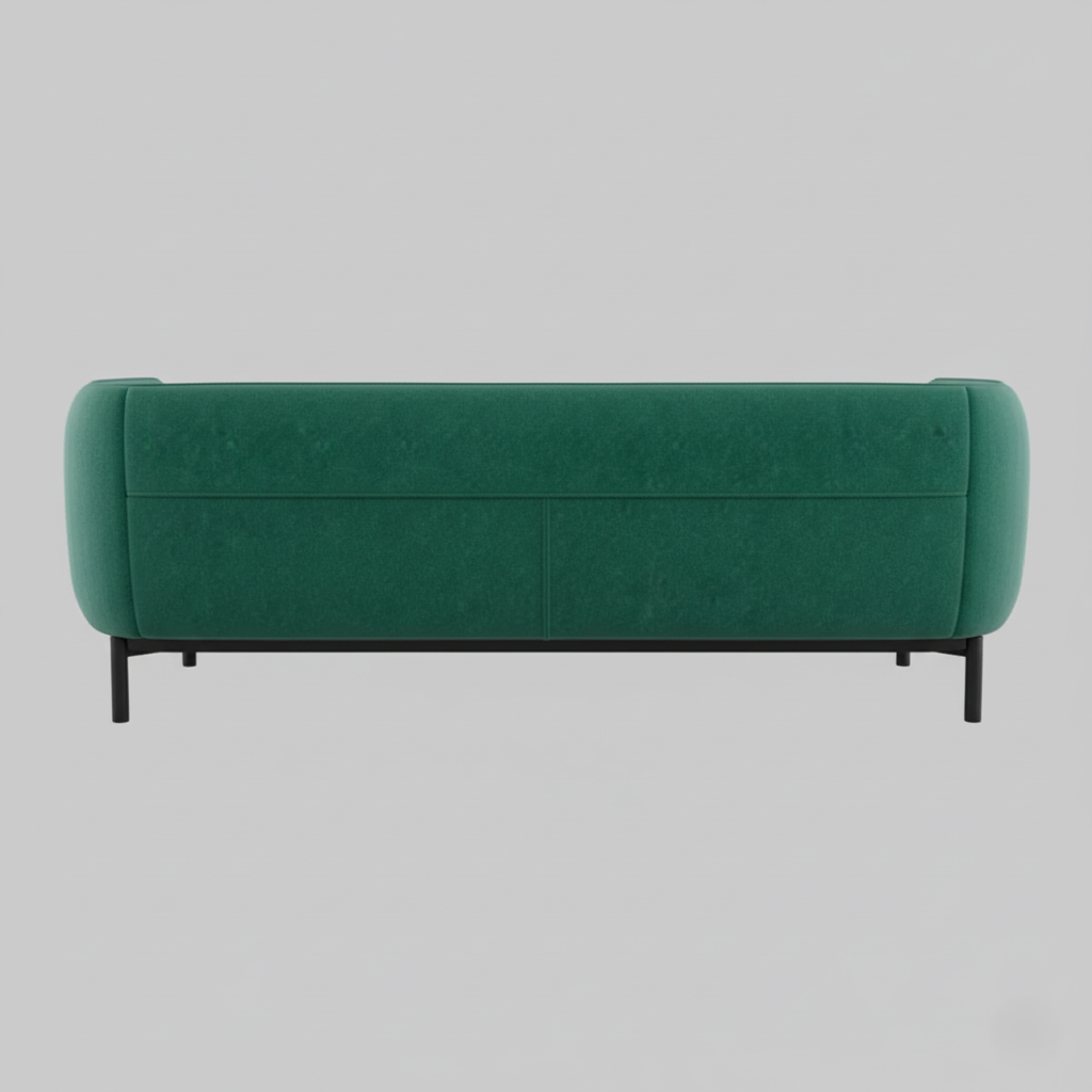 3 Seater Sofa For Home Furniture Upholstery Fabric Premium & Durable Design For Living Room-Green