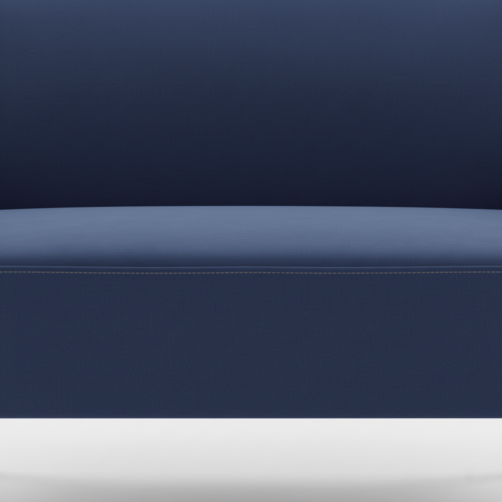 2 Seater Sofa For Home Furniture Upholstery Velvet Premium Comfortable & Sofa & Durable Design For Living Room -Navy Blue