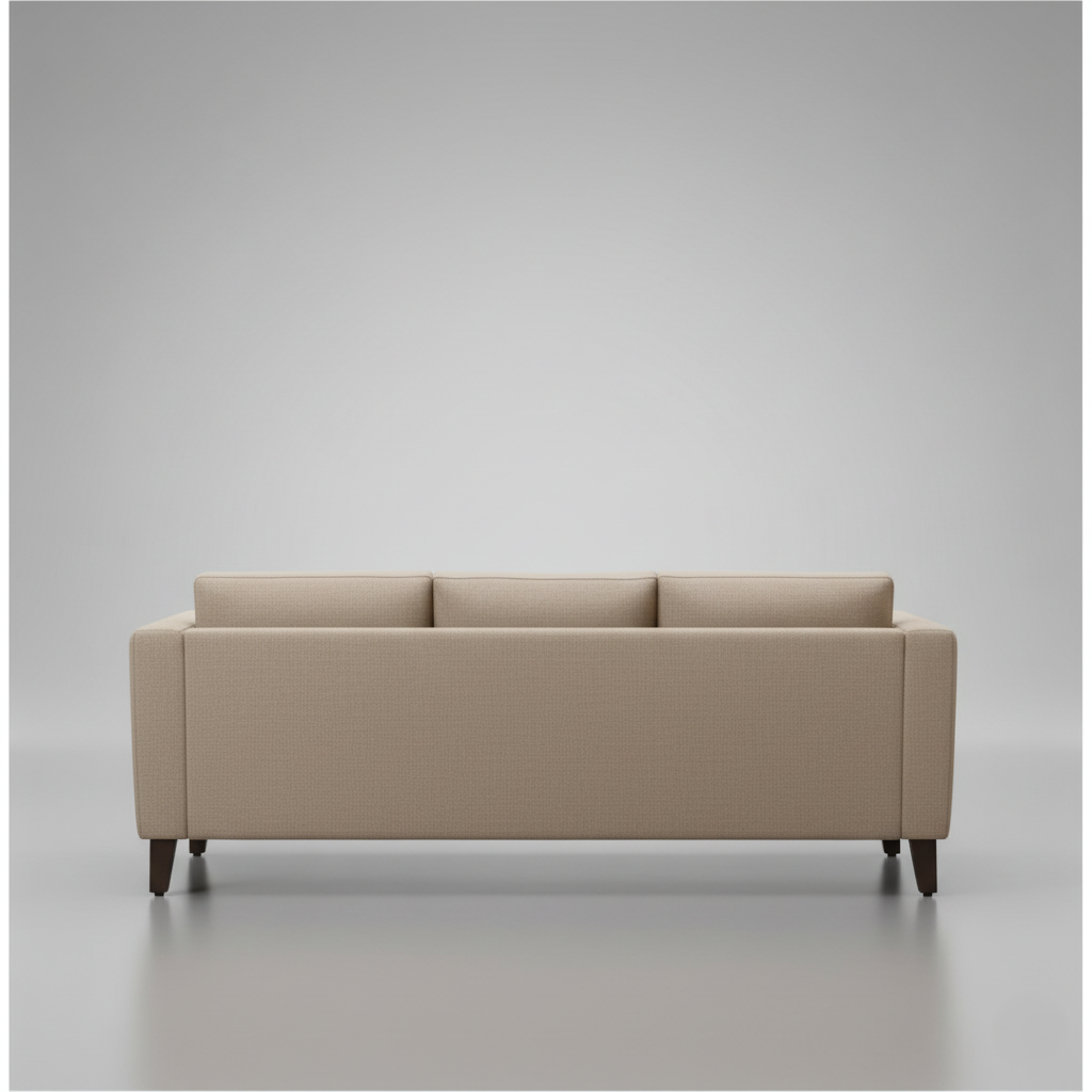 3 Seater Sofa For Home Furniture Premium Comfortable Sofa Durable Design For Living Room-Light Brown