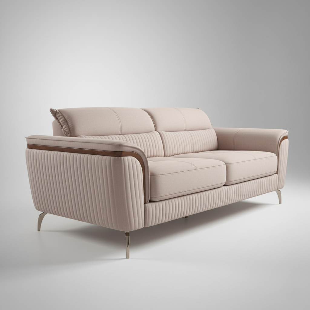 ঘরের আসবাবের জন্য ৩ সিটের সোফা, আসবাবপত্রের সাজসজ্জা, ভেলভেট, সেরা মানের কাপড় এবং সেরা মানের কাঠ এবং বিলাসবহুল এবং প্রিমিয়াম সোফা