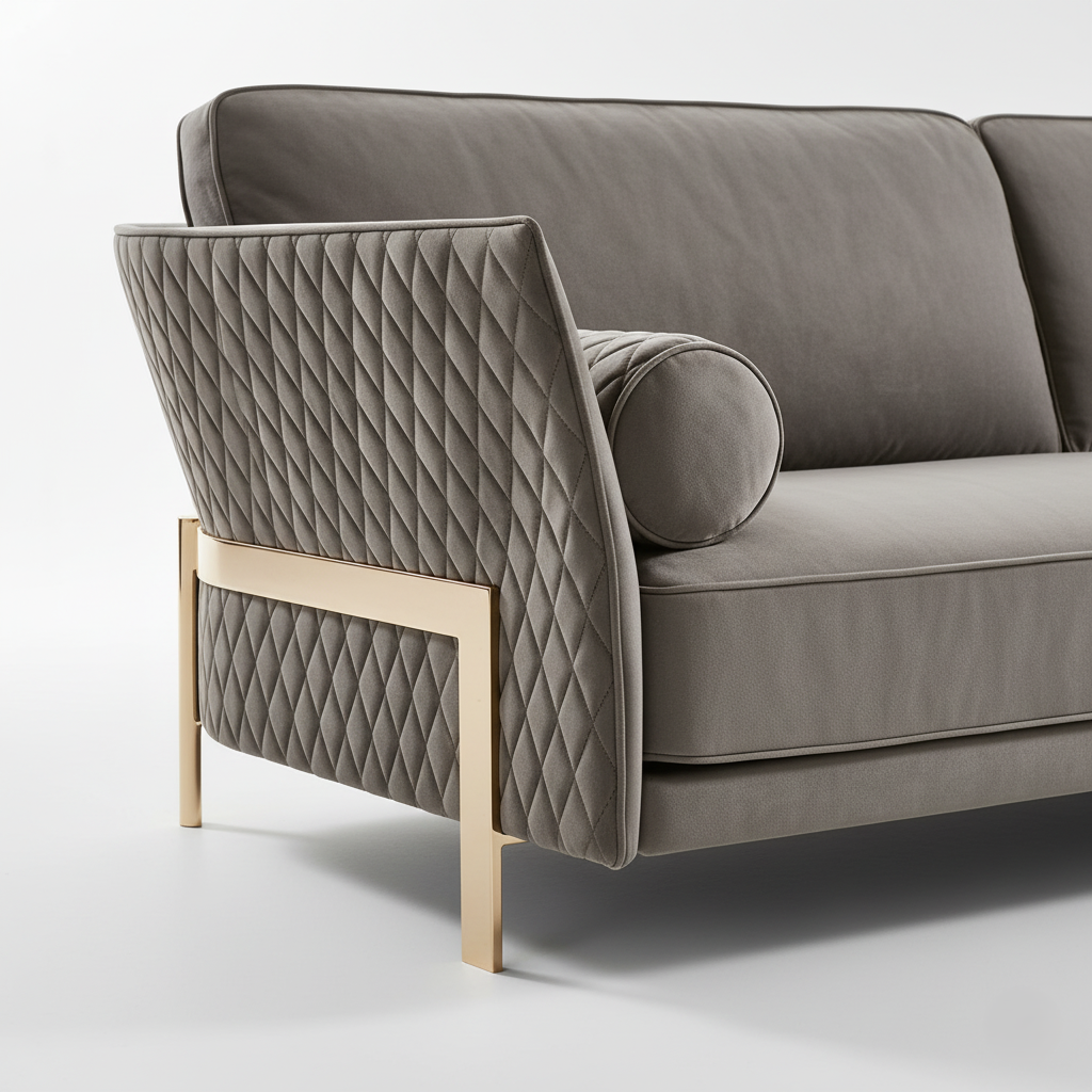 3 Seater Modular Sofa Luxury Italian Design with Premium Velvet Upholstery, Plush Cushions, Durable Wooden Base, Stylish Modern Comfort