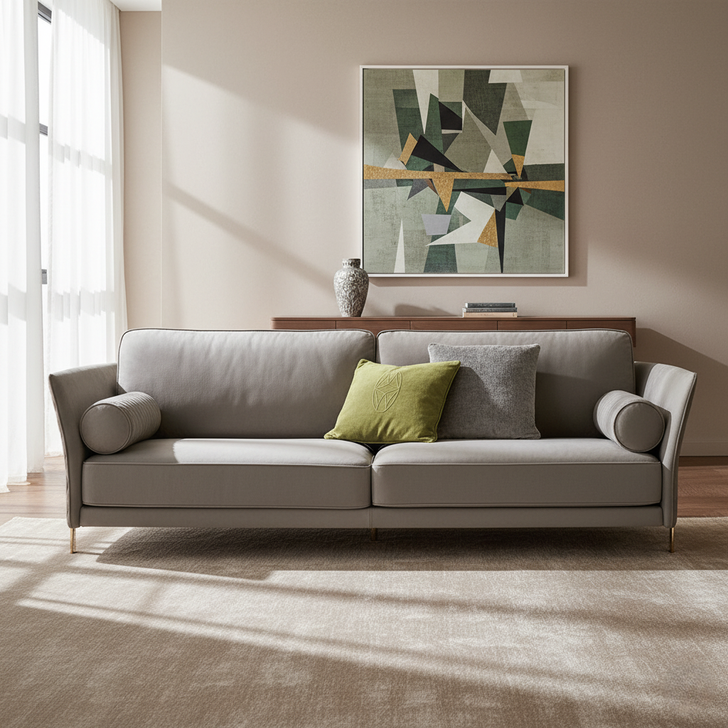 3 Seater Modular Sofa Luxury Italian Design with Premium Velvet Upholstery, Plush Cushions, Durable Wooden Base, Stylish Modern Comfort