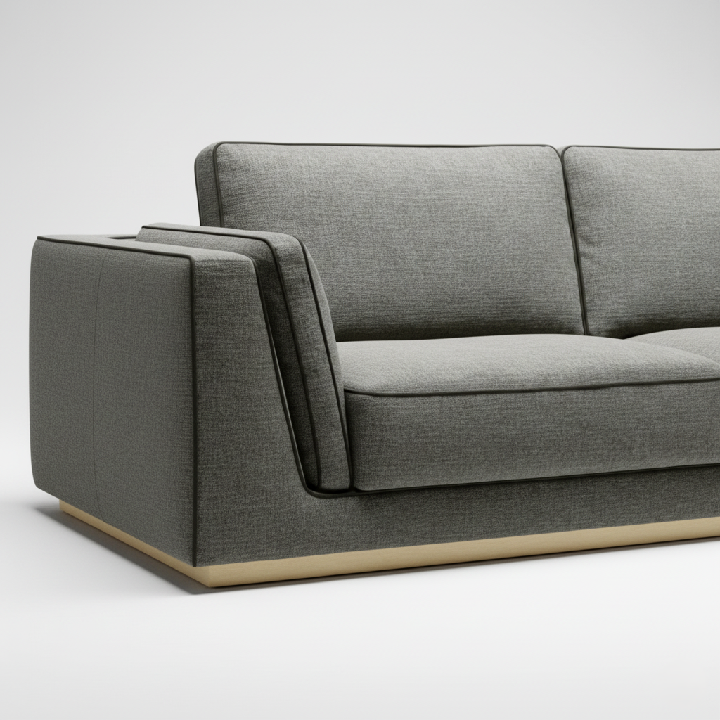 ঘরের আসবাবপত্রের জন্য ৩ আসন বিশিষ্ট সোফা, আসবাবপত্রের সাজসজ্জা, মার্জিত কাপড়, সেরা মানের কাপড় এবং টেকসই মানের কাঠ এবং প্রিমিয়াম