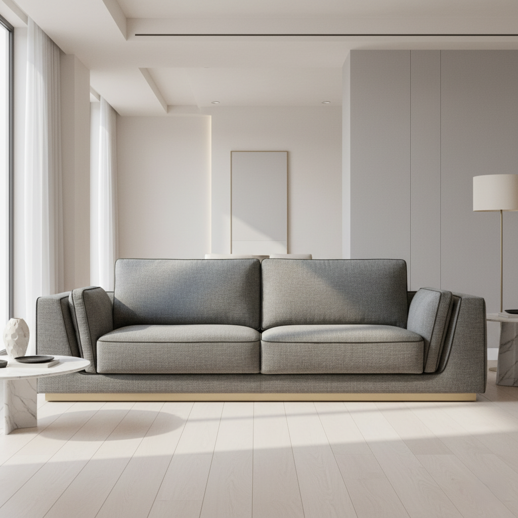 ঘরের আসবাবপত্রের জন্য ৩ আসন বিশিষ্ট সোফা, আসবাবপত্রের সাজসজ্জা, মার্জিত কাপড়, সেরা মানের কাপড় এবং টেকসই মানের কাঠ এবং প্রিমিয়াম