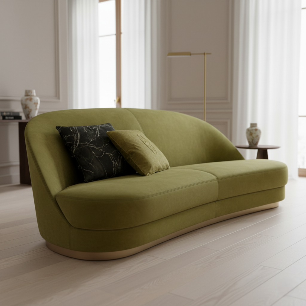 ঘরের আসবাবের জন্য ৩-সিটের সোফা আধুনিক ডিজাইন এবং ইতালিয়ান সোফা আসবাবপত্র মখমলের কাপড় এবং বসার ঘরের জন্য টেকসই এবং আরামদায়ক নরম সোফা