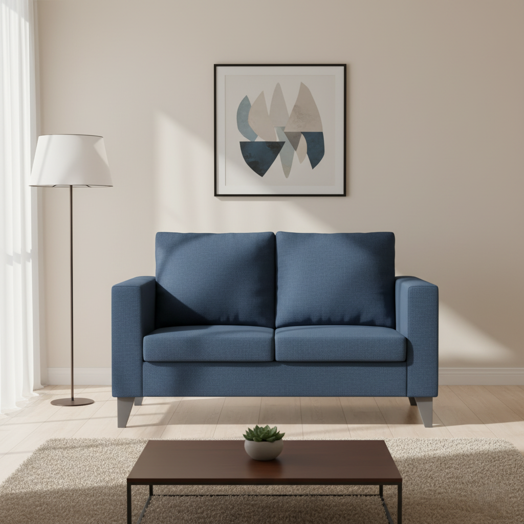 2-Seater Home Furniture Modern Design Sofa Upholstery Fabric and Comfortable for Living room