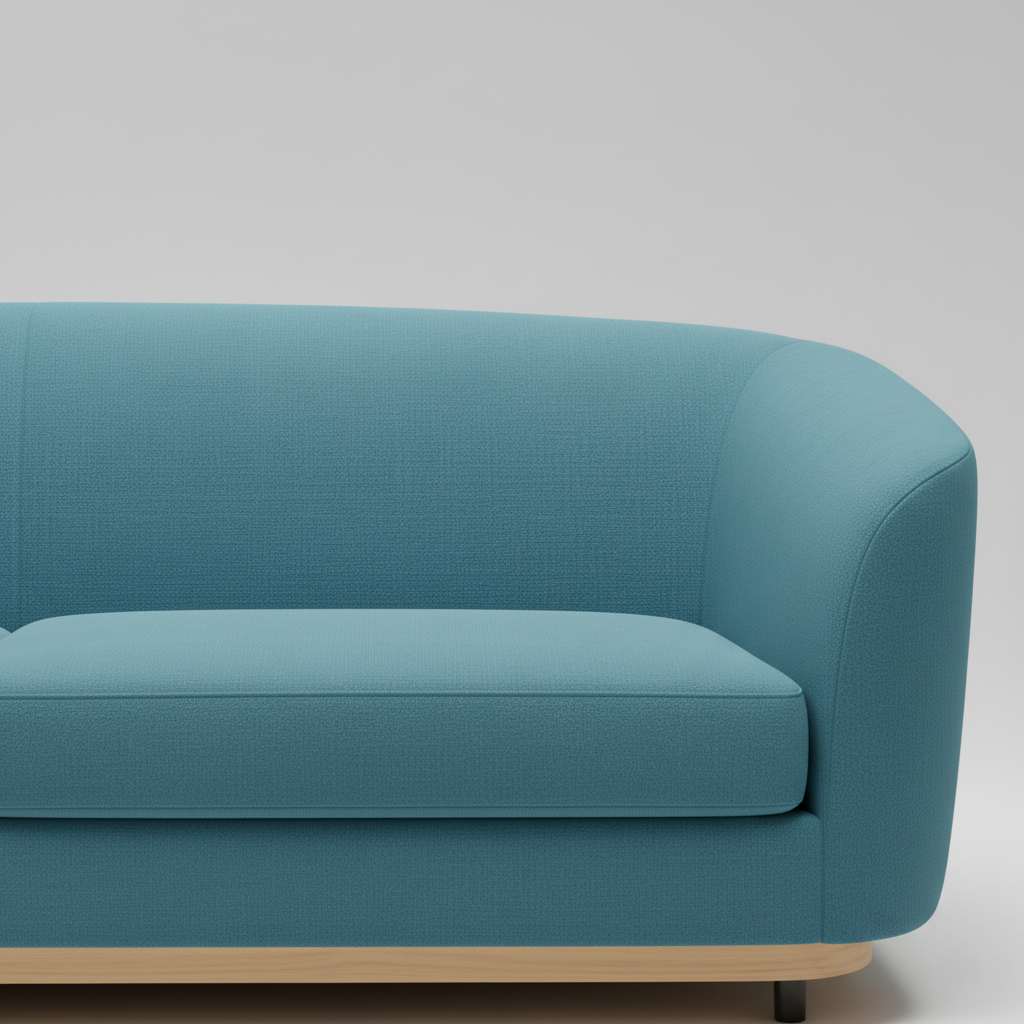 Premium Modern 3-Seater Living Room Sofa | Elegant Minimalist Design, Plush Comfort Seating, Strong Wooden Frame, Premium Fabric Finish