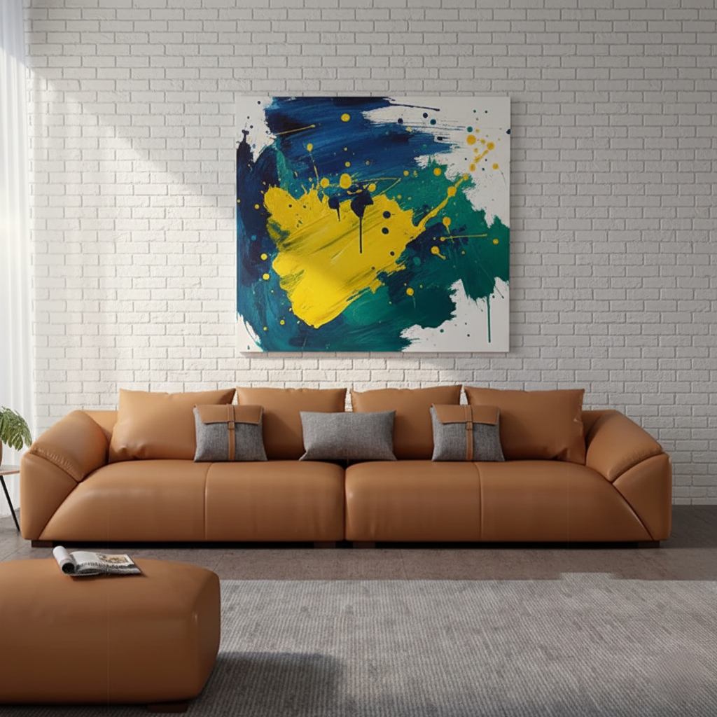 ঘরের আসবাবপত্রের জন্য ৩-সিটের সোফা বিলাসবহুল, গৃহসজ্জার সামগ্রী, লেদারেট ফ্যাব্রিক এবং প্রিমিয়াম মানের ফ্যাব্রিক এবং বসার ঘরের জন্য উচ্চমানের কাঠ