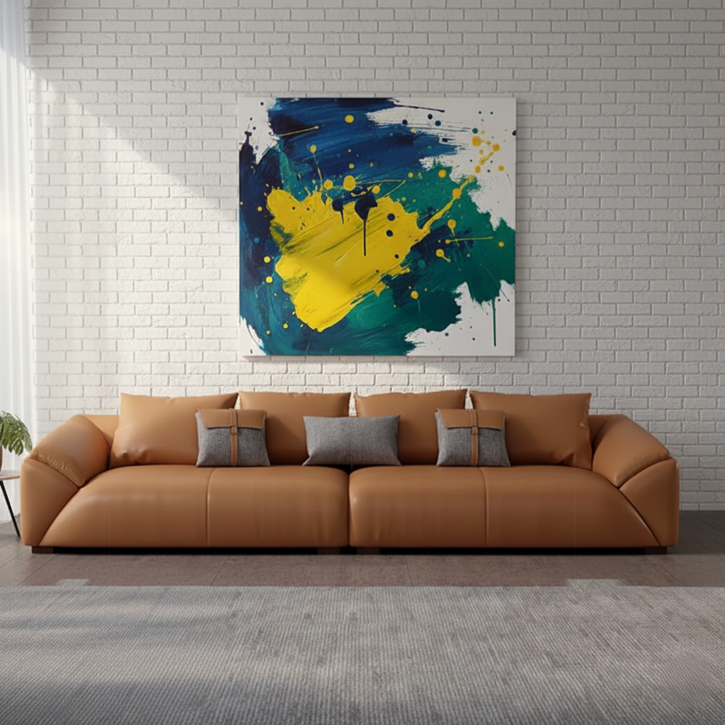 ঘরের আসবাবপত্রের জন্য ৩-সিটের সোফা বিলাসবহুল, গৃহসজ্জার সামগ্রী, লেদারেট ফ্যাব্রিক এবং প্রিমিয়াম মানের ফ্যাব্রিক এবং বসার ঘরের জন্য উচ্চমানের কাঠ