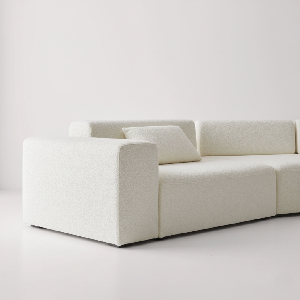 L-Shape Sectional Sofas, High-Quality Fabric, and Solid Premium Wood, Perfect Blend of Comfort and Premium Design