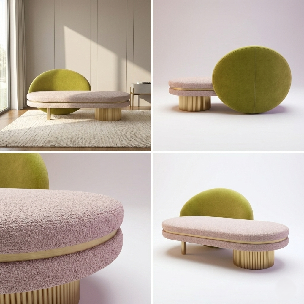 ভেলভেট ফ্যাব্রিক দিয়ে তৈরি ইতালীয়-আধুনিক ডিজাইনের ৩-সিটের সোফা, বসার ঘরের জন্য উন্নত আরাম এবং স্থায়িত্ব।