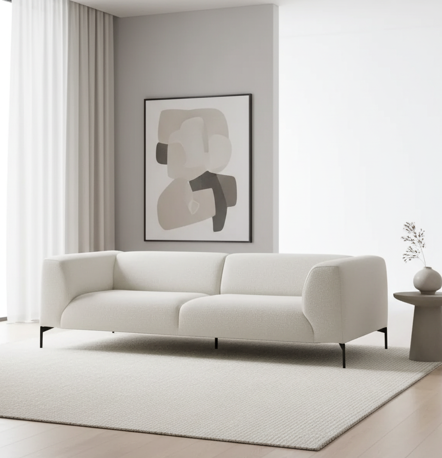 ঘরের আসবাবপত্রের জন্য ৩ আসন বিশিষ্ট সোফা, আসবাবপত্রের সাজসজ্জা, ভেলভেট ফ্যাব্রিক, সেরা মানের ফ্যাব্রিক এবং সেরা মানের কাঠ এবং বিলাসবহুল এবং প্রিমিয়াম