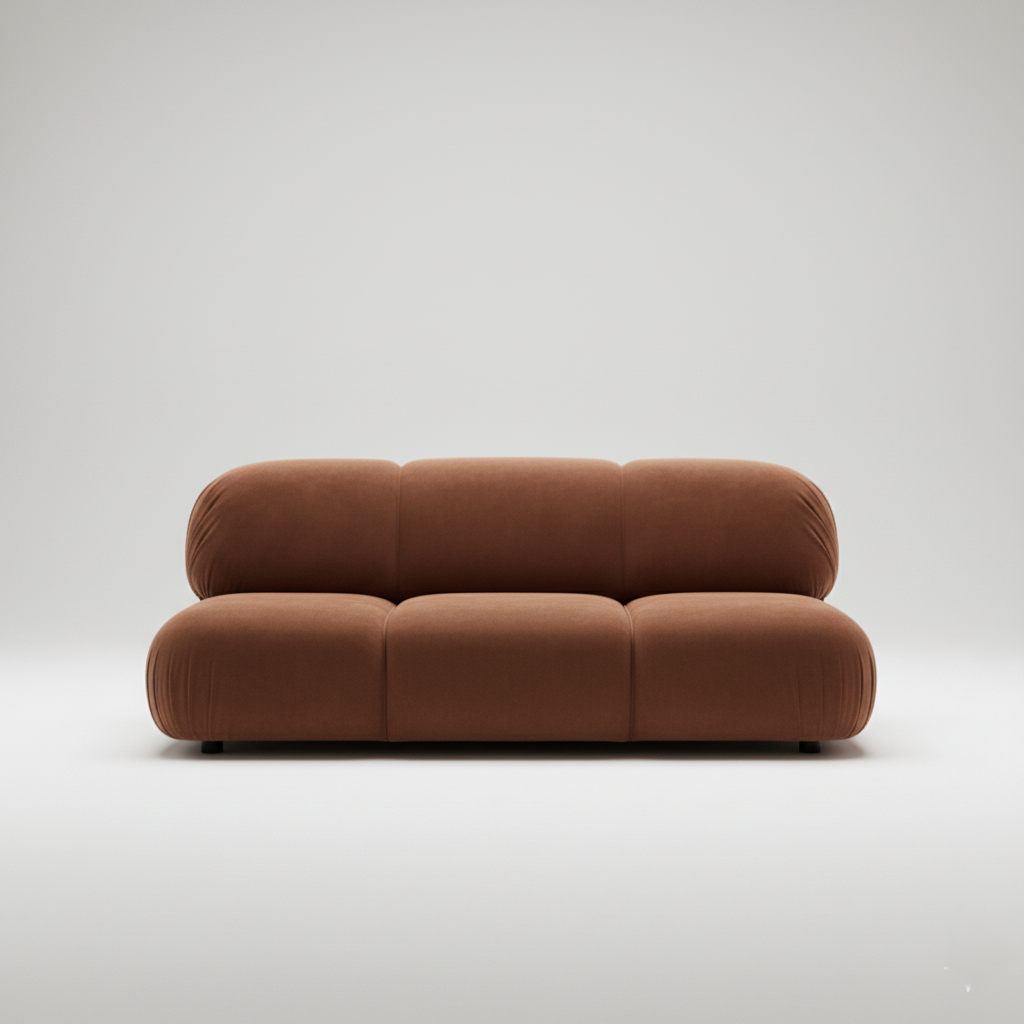 Premium 3-Seater Home Sofa | Elegant Fabric Upholstery | Solid Wood & Plyboard Structure Durable Quality Wood