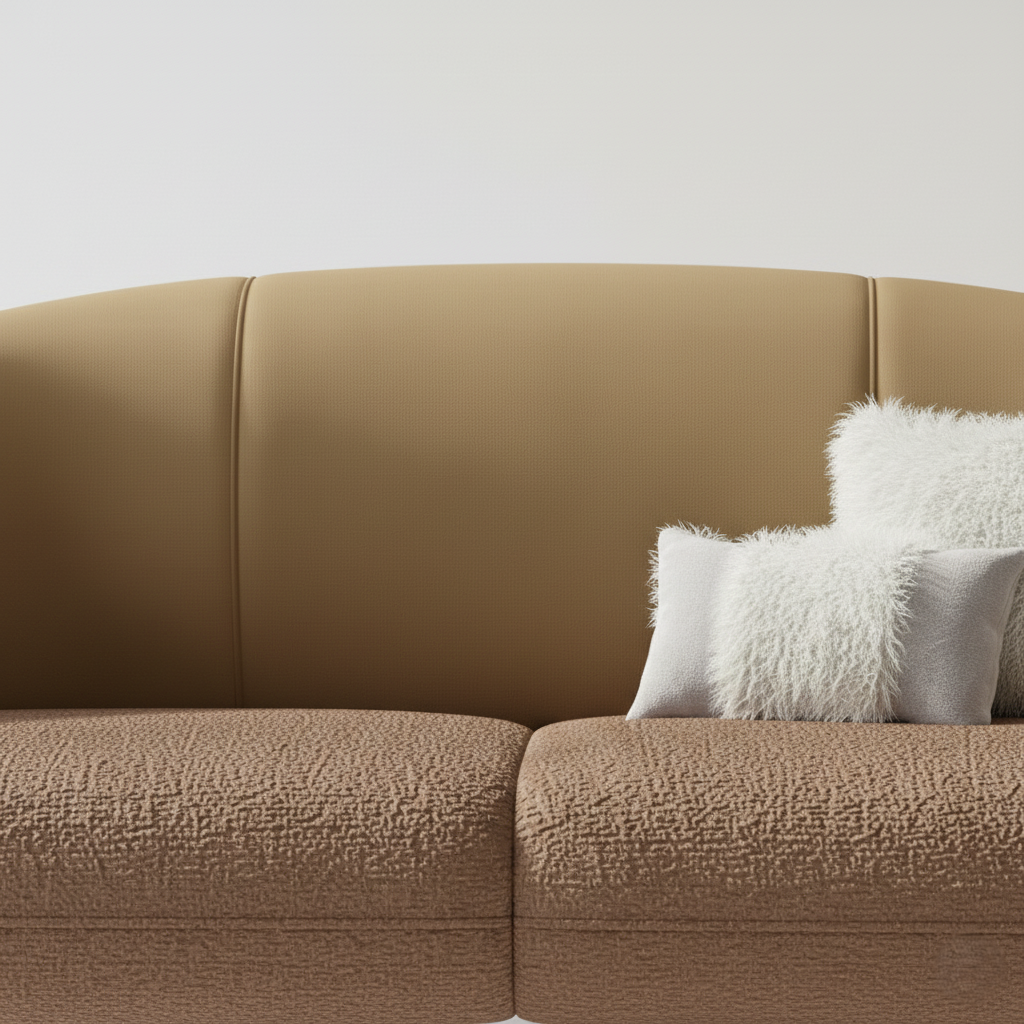 2-Seater Sofa for Home | Suede Fabric Upholstery | Marandi Wood Frame | Luxury & Comfort for Living Room