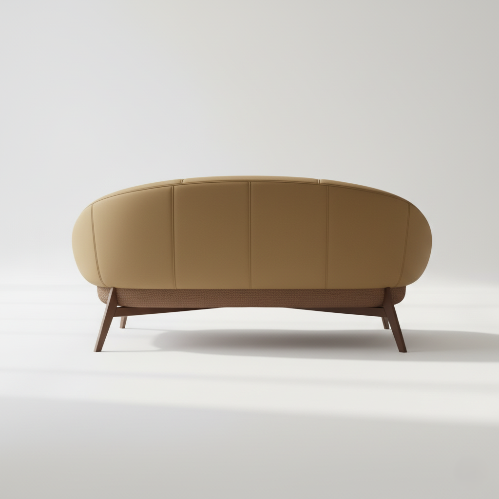 2-Seater Sofa for Home | Suede Fabric Upholstery | Marandi Wood Frame | Luxury & Comfort for Living Room