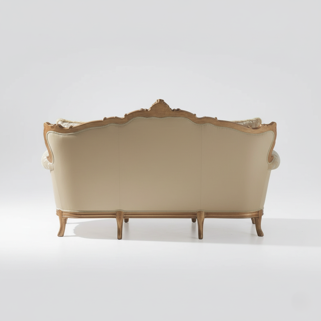 3-Seater Sofa For Home Furniture Upholstery Suede Fabric Best Quality Fabric and Durable Quality Wood and Deluxe and Royal