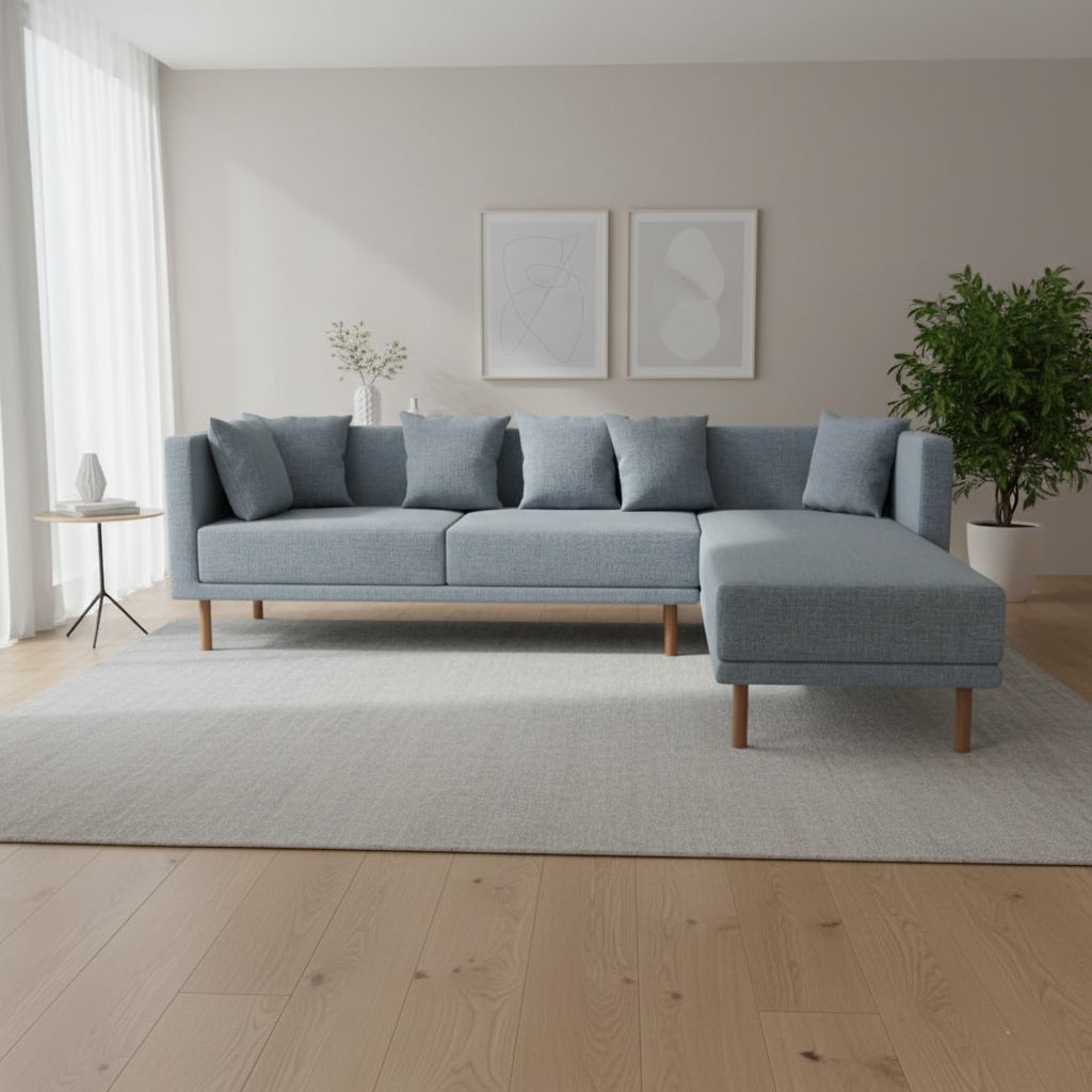 L-Seater Sofa Luxury For Home Furniture Luxury Upholstered Sofa for Home Living Room