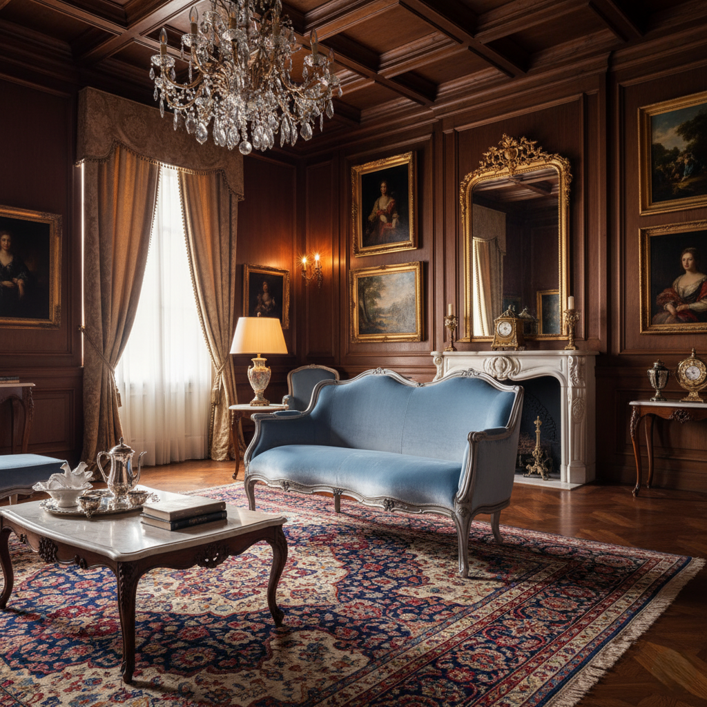 लिविंग रूम के लिए 3-सीटर नक्काशी सोफा मखमल असबाब और हाथ से दस्तकारी, और लक्जरी डिजाइन।