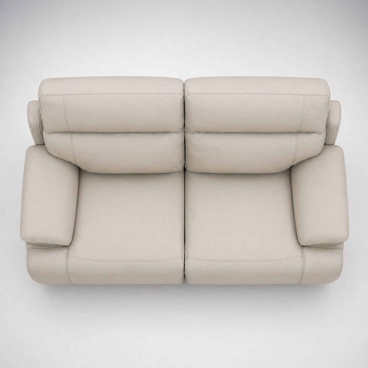 Luxury 3 Seater Power Recliner Sofa in Half Leather Upholstery Modern Motorized Couch for Living Room Premium Comfort Seating