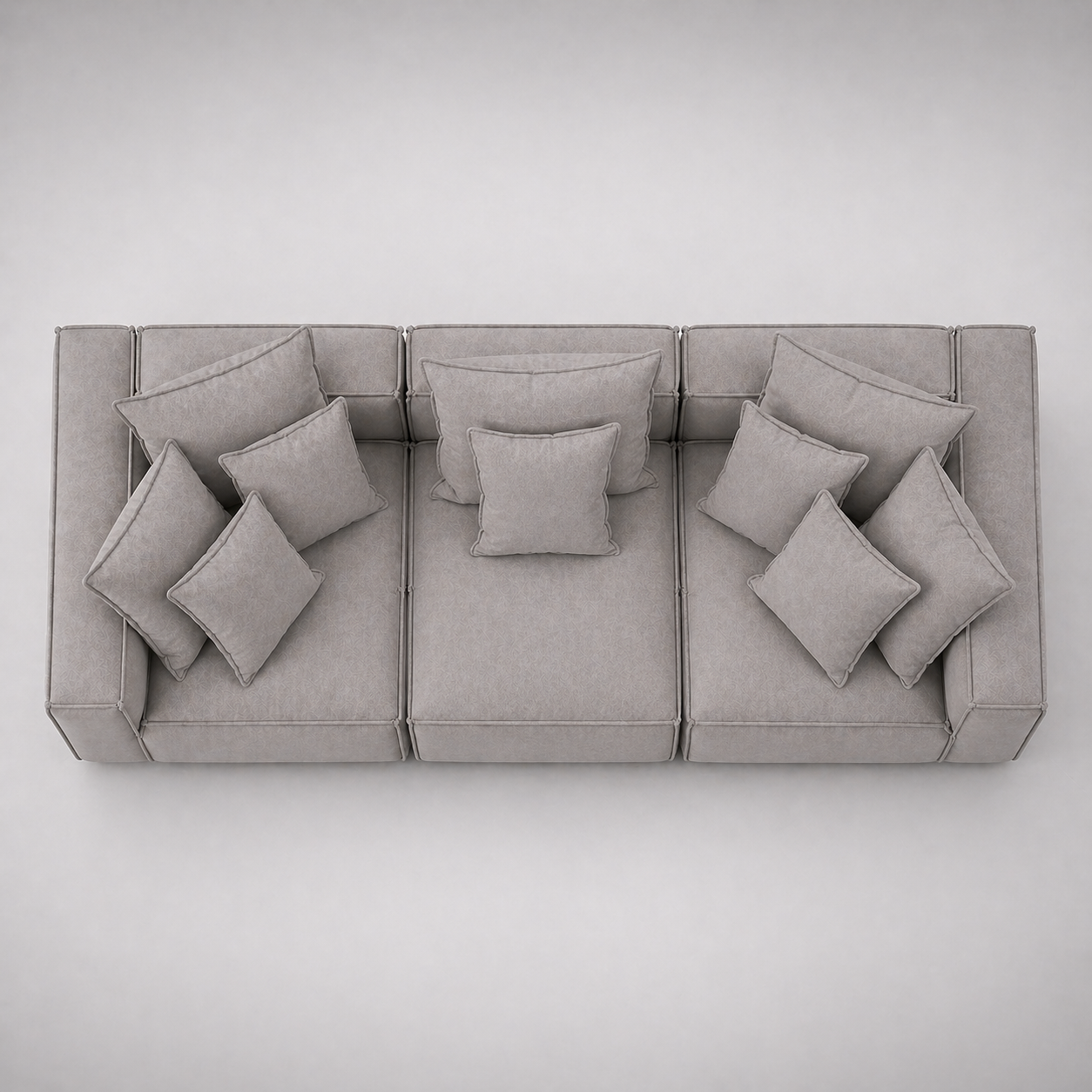 Modern Modular Pit Sectional Sofa with Deep Seating, Premium Upholstery, Luxury Lounge Comfort, Contemporary Design for Spacious Living Rooms