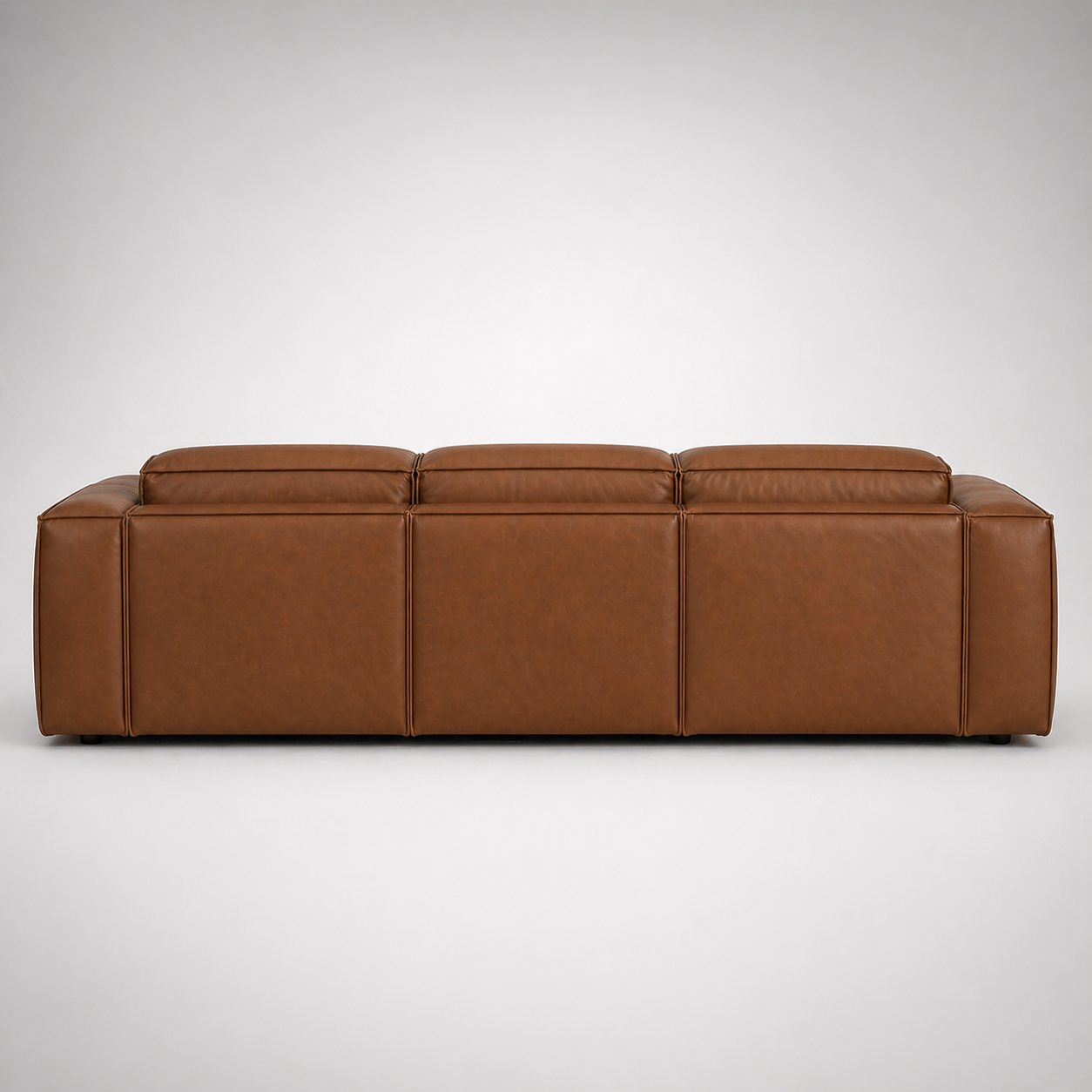 Premium Motion Leather Sofa with Power Recliner, Deep Seating Comfort, Modern Luxury Design, Durable Hardwood Frame for Living Room