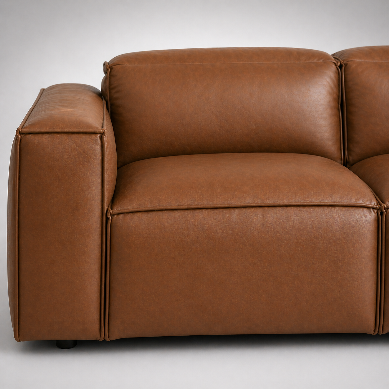 Premium Motion Leather Sofa with Power Recliner, Deep Seating Comfort, Modern Luxury Design, Durable Hardwood Frame for Living Room