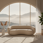 ৩-সিটের ইতালীয় সোফাটি প্রিমিয়াম ভেলভেটে সাজানো, স্থায়ী আরাম এবং আধুনিক অভ্যন্তরীণ সজ্জার জন্য একটি শক্তিশালী সমর্থন কাঠামো সমন্বিত।