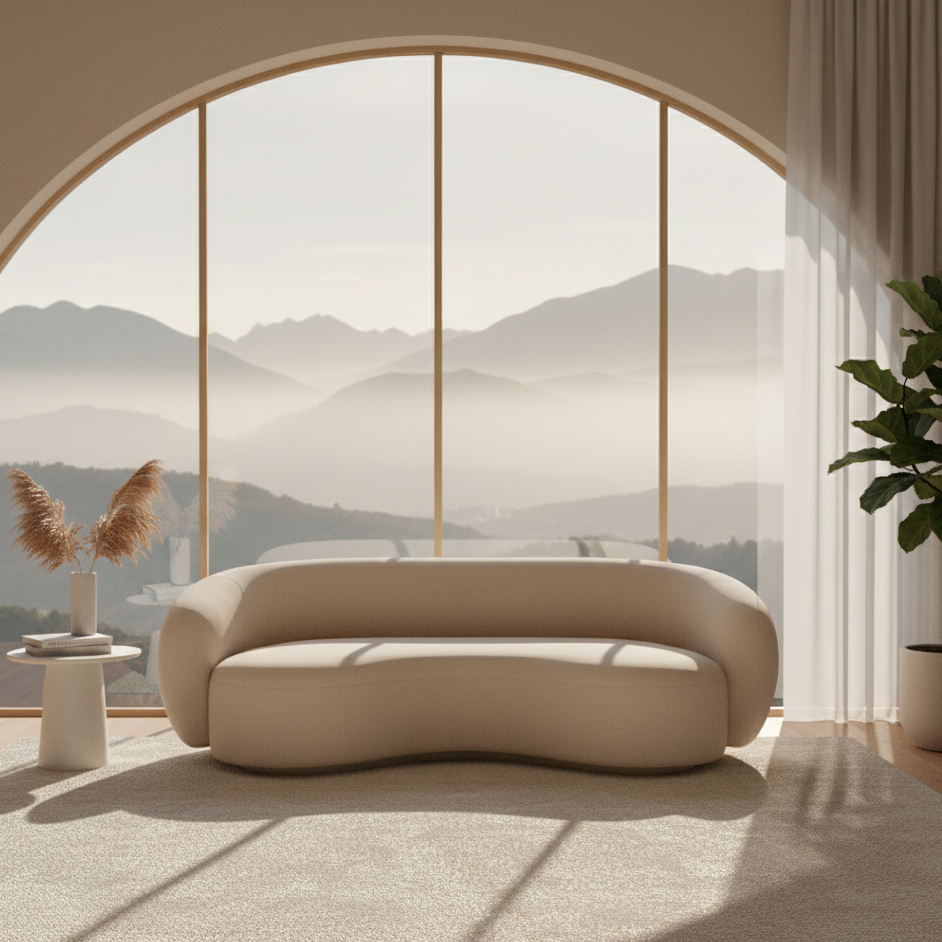 ৩-সিটের ইতালীয় সোফাটি প্রিমিয়াম ভেলভেটে সাজানো, স্থায়ী আরাম এবং আধুনিক অভ্যন্তরীণ সজ্জার জন্য একটি শক্তিশালী সমর্থন কাঠামো সমন্বিত।