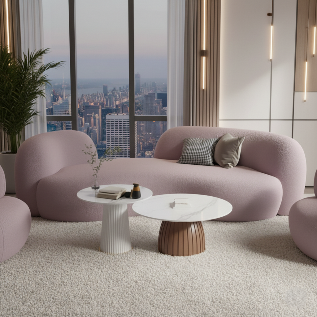 ৩-সিটের ইতালীয় সোফাটি প্রিমিয়াম ভেলভেটে সাজানো, দীর্ঘস্থায়ী আরাম এবং আধুনিক ডিজাইনের জন্য একটি শক্তিশালী সাপোর্ট স্ট্রাকচার সমন্বিত।